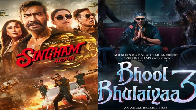 Singham Again VS Bhool Bhulaiyaa 3